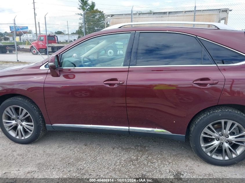 2013 Lexus Rx 350 VIN: 2T2BK1BA4DC202748 Lot: 40486914