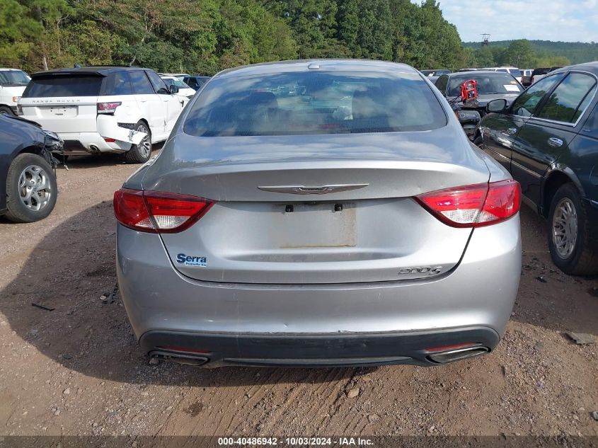 2016 Chrysler 200 S VIN: 1C3CCCBB7GN120996 Lot: 40486942