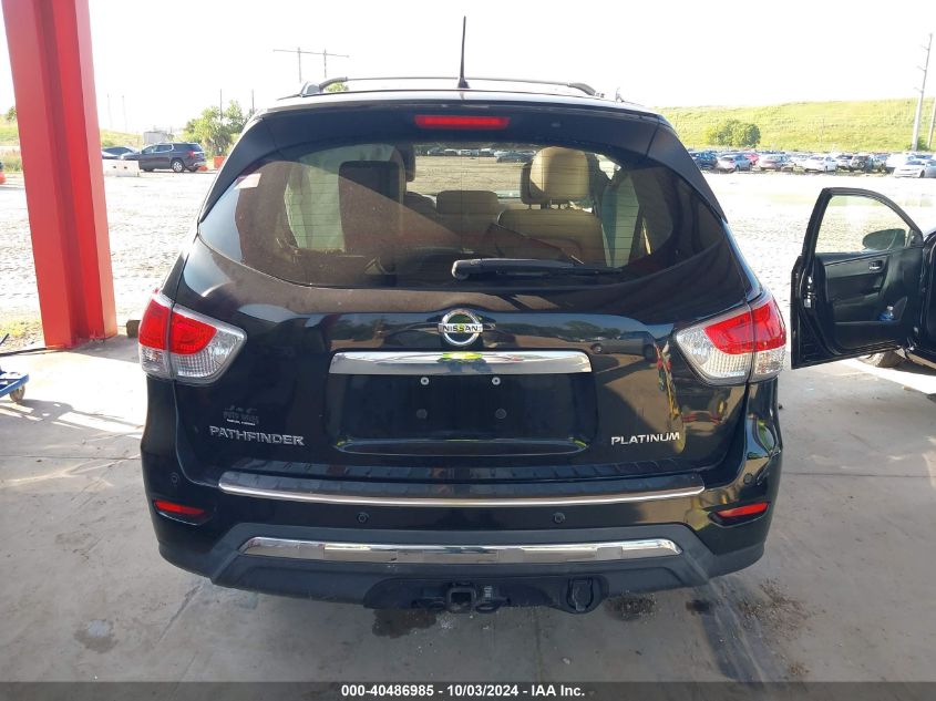 2013 Nissan Pathfinder Platinum VIN: 5N1AR2MN5DC674477 Lot: 40486985