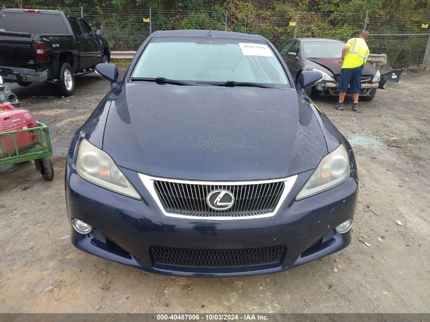 2012 Lexus Is 250C VIN: JTHFF2C20C2524628 Lot: 40487006