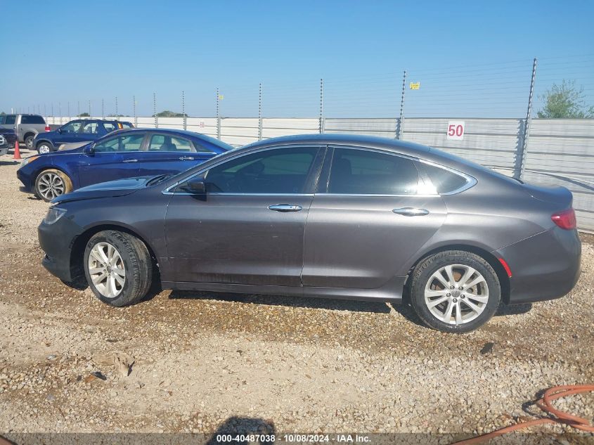 2016 Chrysler 200 Limited VIN: 1C3CCCAB4GN141144 Lot: 40487038