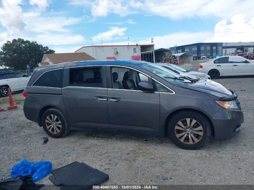 2014 Honda Odyssey Ex-L VIN: 5FNRL5H6XEB016350 Lot: 40487053