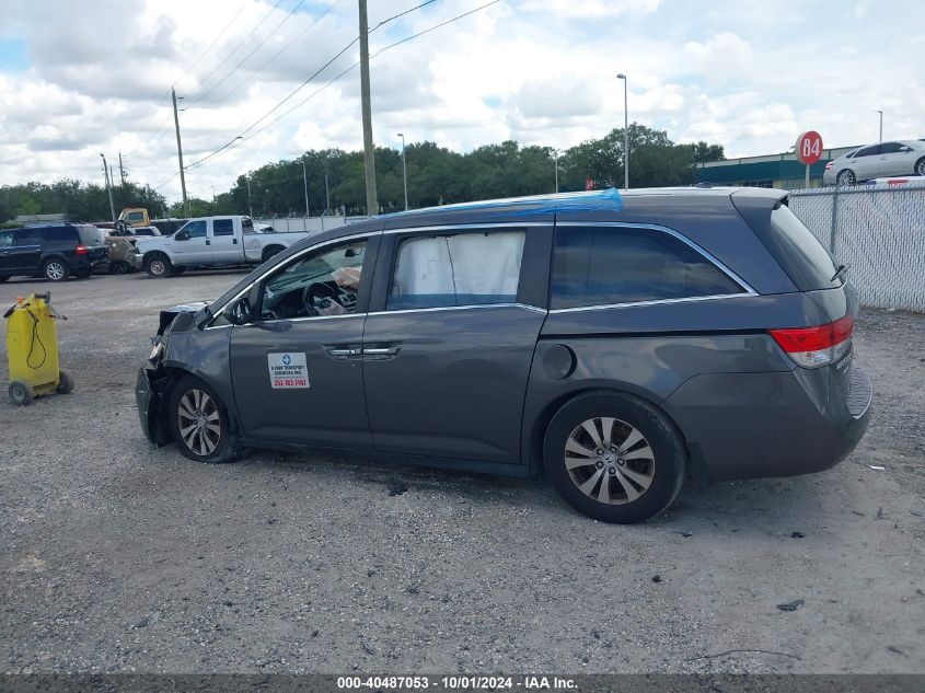 2014 Honda Odyssey Ex-L VIN: 5FNRL5H6XEB016350 Lot: 40487053