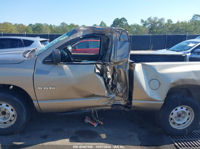 2008 Dodge Ram 1500 St/Sxt VIN: 1D7HA16K78J133929 Lot: 40487069