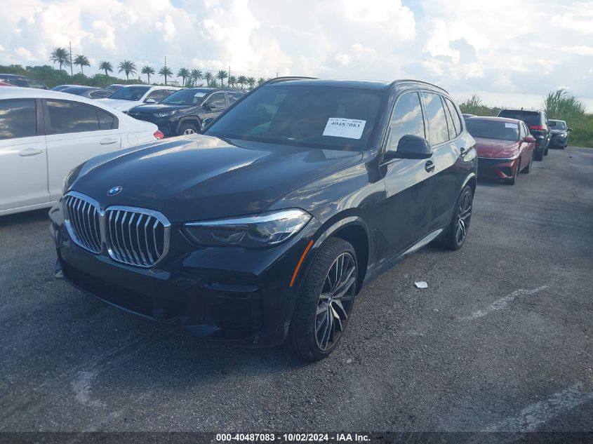 VIN 5UXCR6C06N9L53071 2022 BMW X5, Xdrive40I no.2