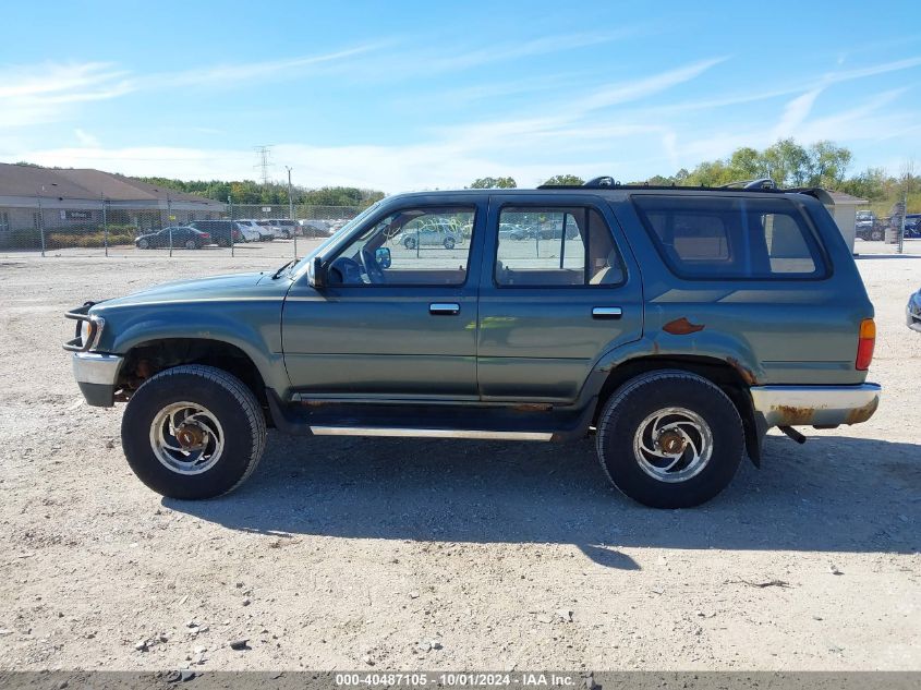 1993 Toyota 4Runner Vn39 Sr5 VIN: JT3VN39W3P0114623 Lot: 40487105