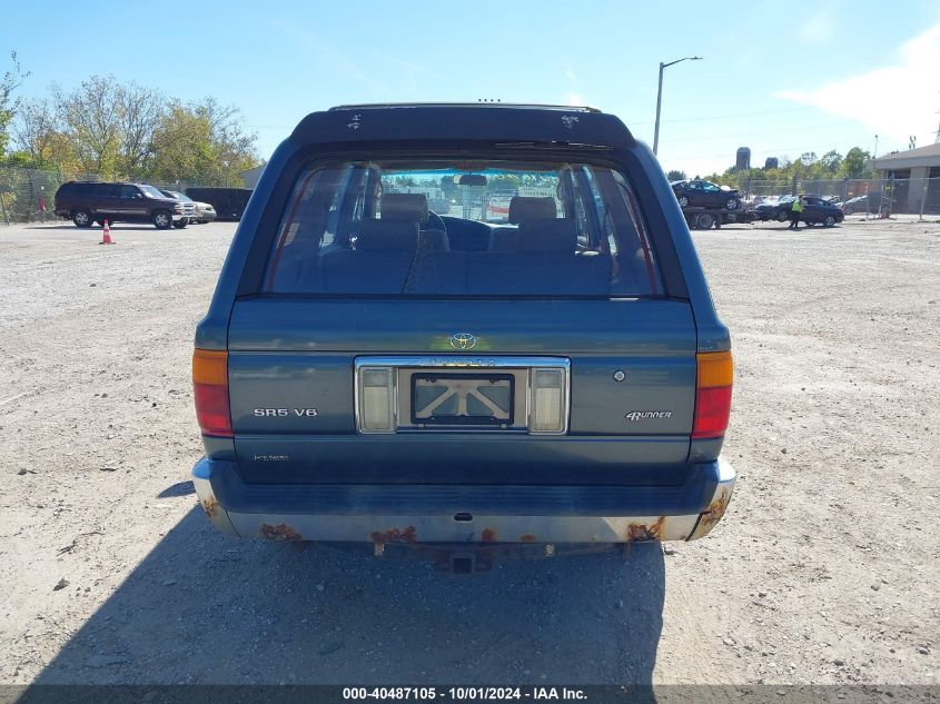 1993 Toyota 4Runner Vn39 Sr5 VIN: JT3VN39W3P0114623 Lot: 40487105