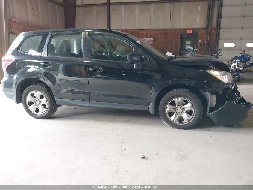 2016 Subaru Forester 2.5I VIN: JF2SJAAC0GH431262 Lot: 40487109