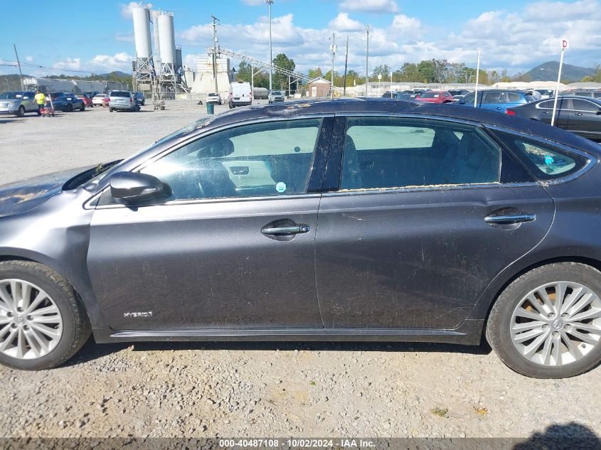 2015 Toyota Avalon Hybrid Xle Touring VIN: 4T1BD1EB0FU046986 Lot: 40487108