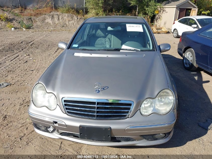 2007 Mercedes-Benz C 230 Sport VIN: WDBRF52H87E025245 Lot: 40487113