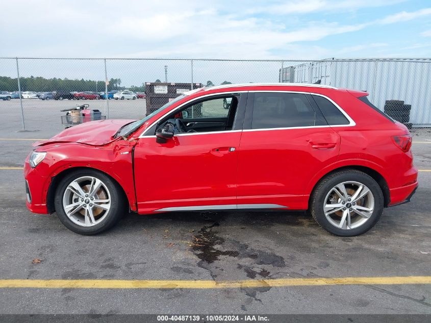 2022 Audi Q3 Premium Plus 45 Tfsi S Line Quattro Tiptronic VIN: WA1EECF3XN1150171 Lot: 40487139