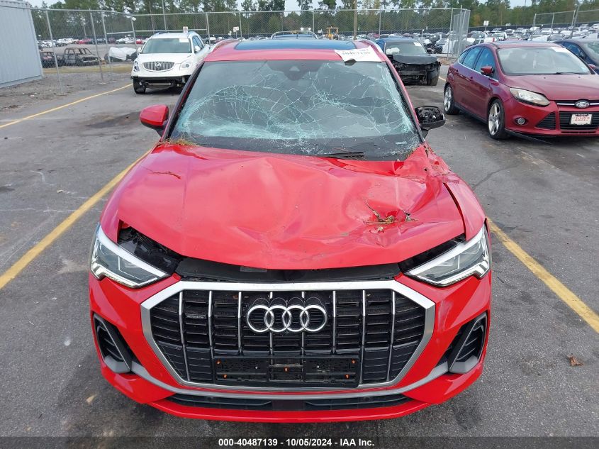 2022 Audi Q3 Premium Plus 45 Tfsi S Line Quattro Tiptronic VIN: WA1EECF3XN1150171 Lot: 40487139