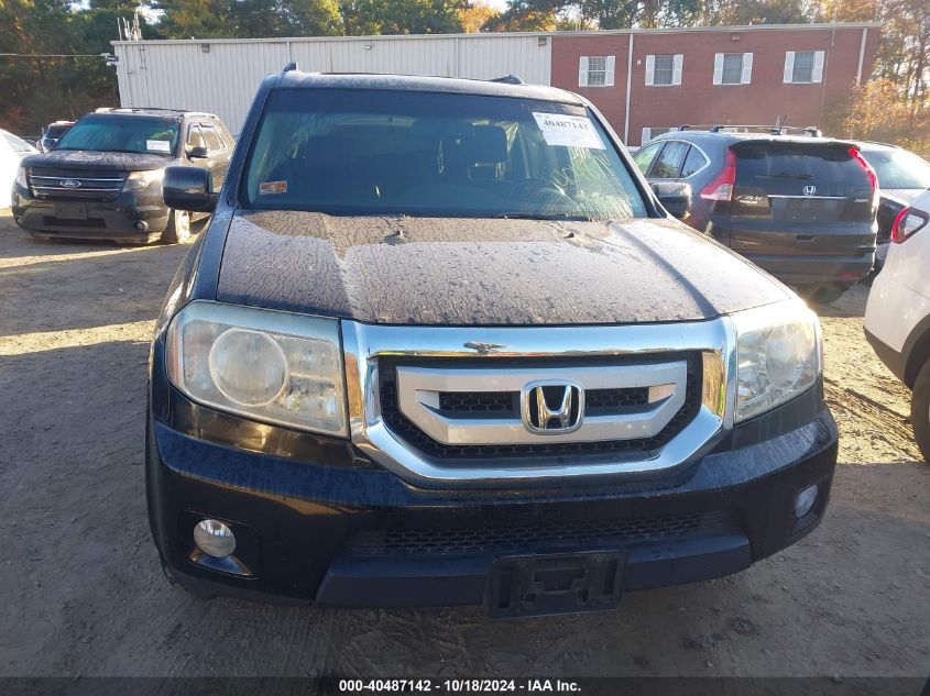 2010 Honda Pilot Touring VIN: 5FNYF4H99AB029124 Lot: 40487142