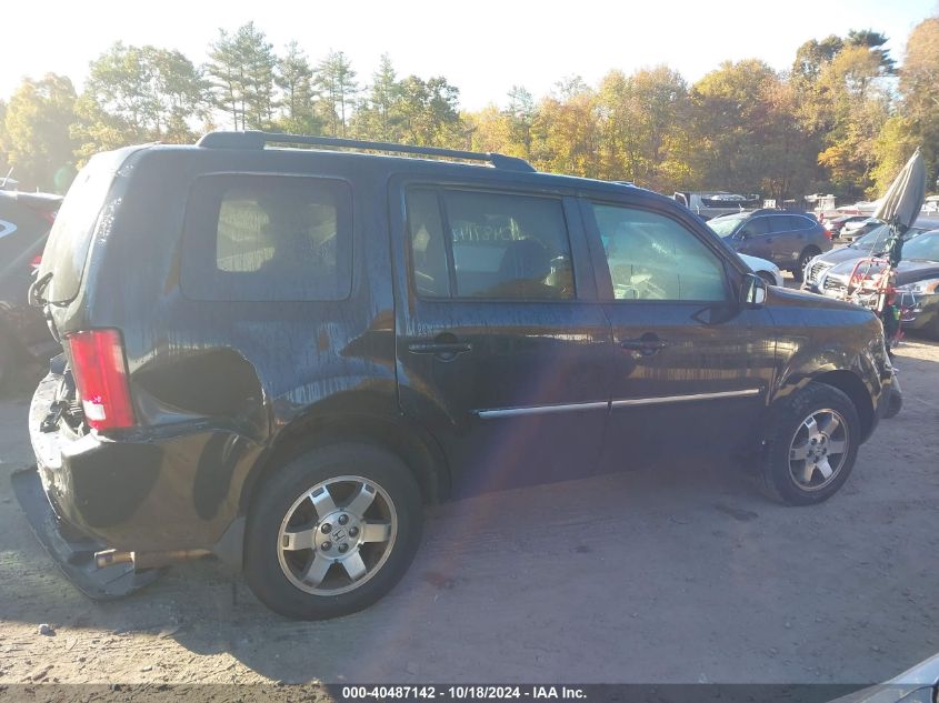 2010 Honda Pilot Touring VIN: 5FNYF4H99AB029124 Lot: 40487142