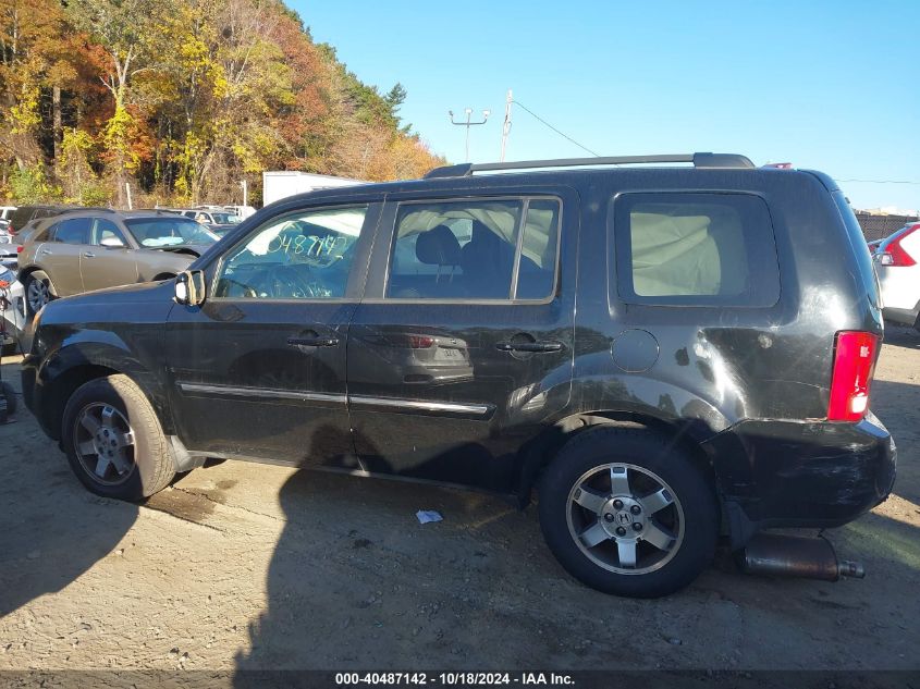 2010 Honda Pilot Touring VIN: 5FNYF4H99AB029124 Lot: 40487142