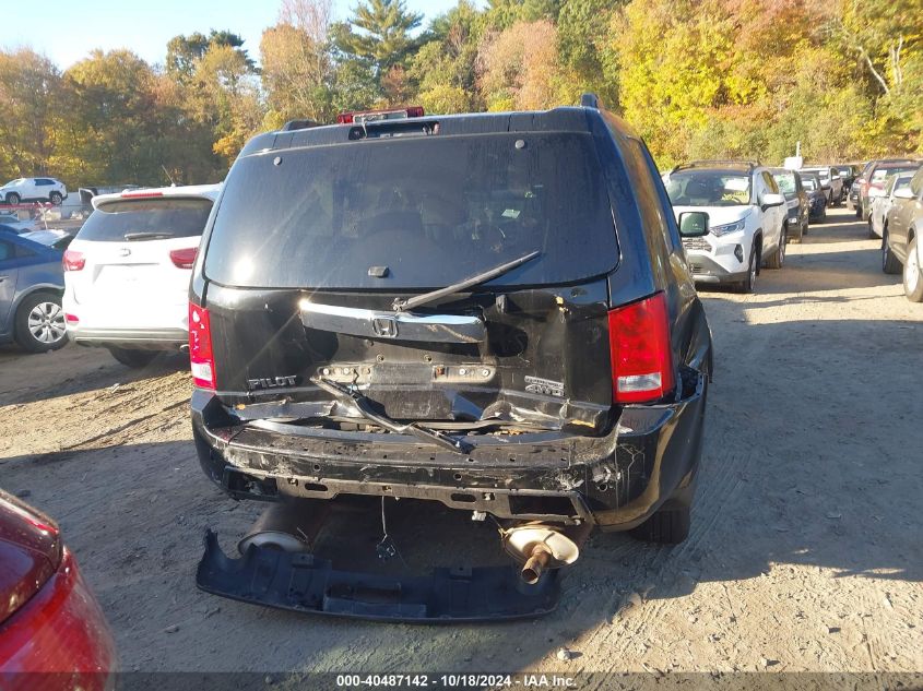 2010 Honda Pilot Touring VIN: 5FNYF4H99AB029124 Lot: 40487142