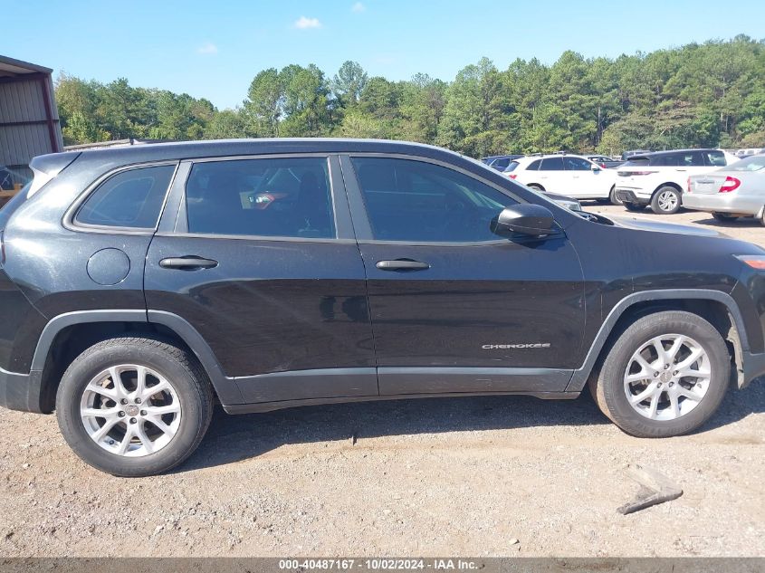 2014 Jeep Cherokee Sport VIN: 1C4PJLAB4EW297081 Lot: 40487167