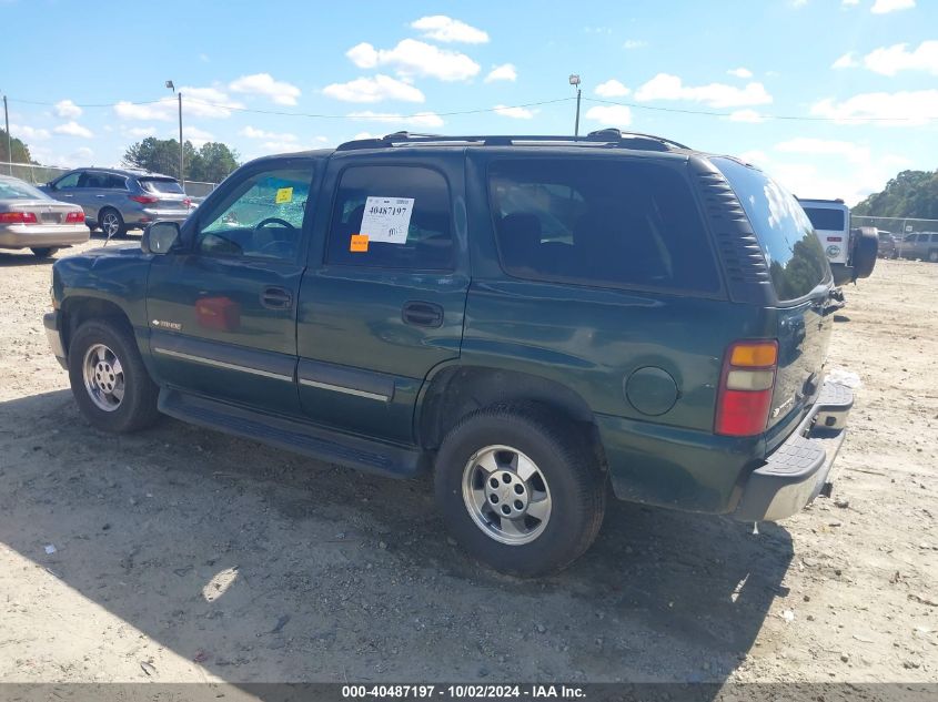 2003 Chevrolet Tahoe Ls VIN: 1GNEK13Z33J257823 Lot: 40487197