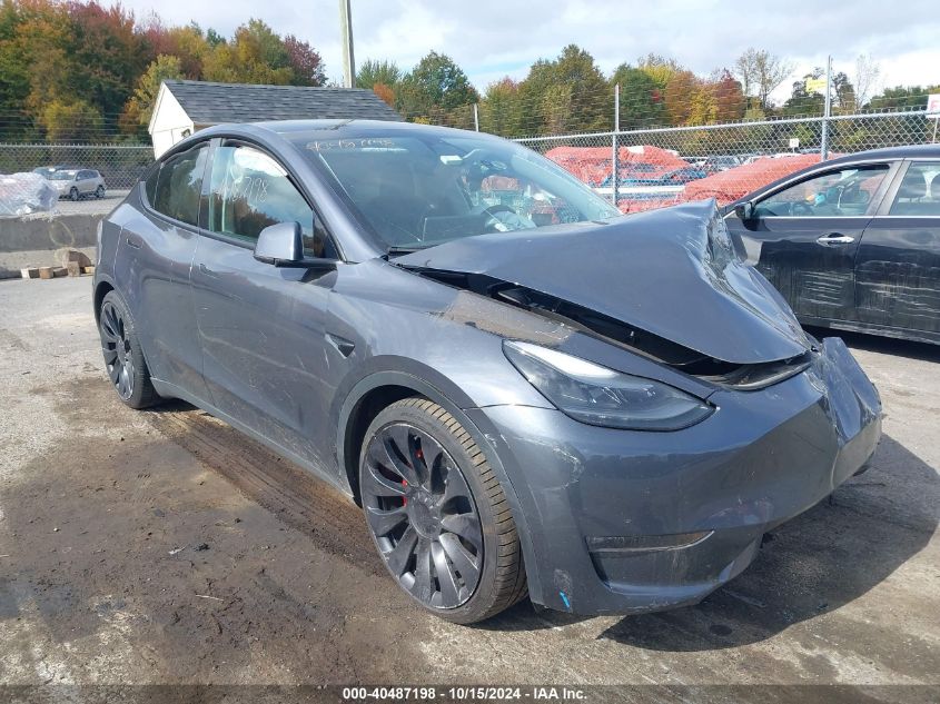 2023 Tesla Model Y Performance Dual Motor All-Wheel Drive VIN: 7SAYGDEF9PF588806 Lot: 40487198