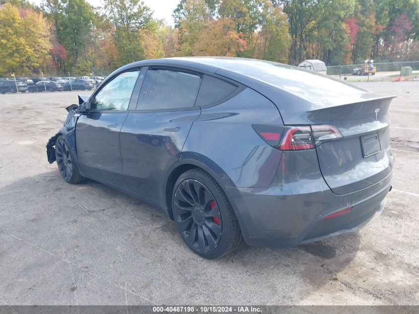 2023 Tesla Model Y Performance Dual Motor All-Wheel Drive VIN: 7SAYGDEF9PF588806 Lot: 40487198