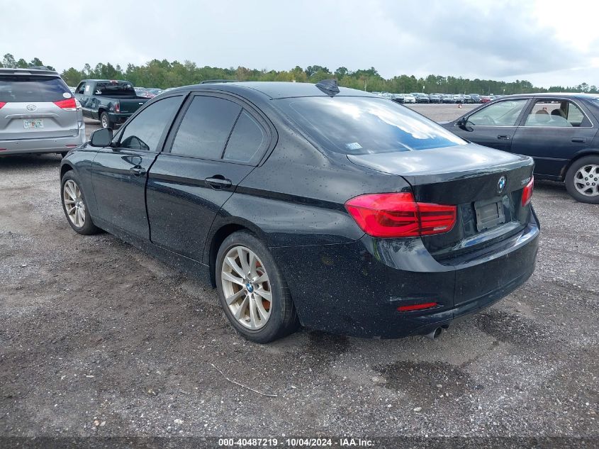 2018 BMW 320I VIN: WBA8E1G59JNU93254