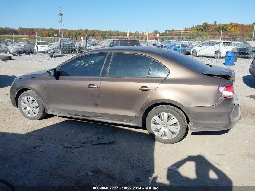 2014 Volkswagen Jetta 2.0L Tdi Value Edition VIN: 3VWLL7AJ1EM278640 Lot: 40487227