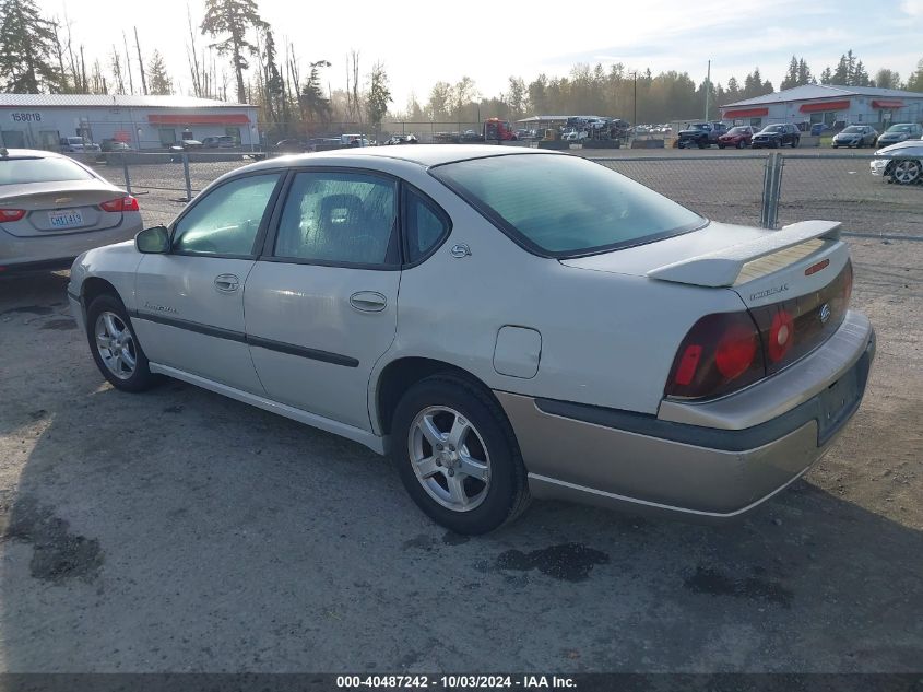 2003 Chevrolet Impala Ls VIN: 2G1WH52K439426047 Lot: 40487242