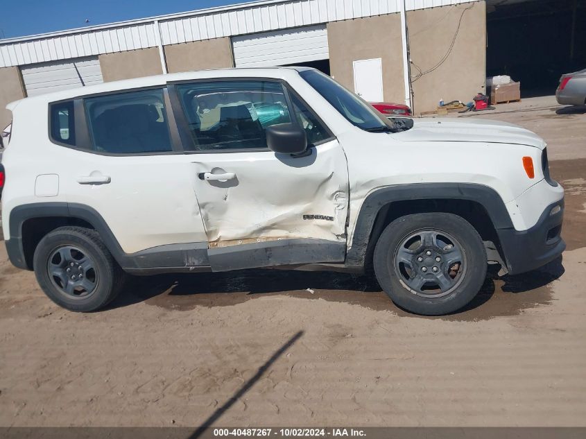 2018 Jeep Renegade Sport 4X4 VIN: ZACCJBAB5JPH90686 Lot: 40487267