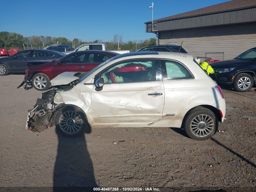 2012 Fiat 500 Lounge VIN: 3C3CFFCR9CT360923 Lot: 40487268