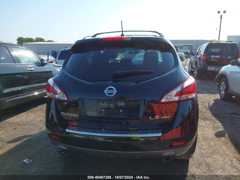 2011 Nissan Murano Le VIN: JN8AZ1MW5BW178506 Lot: 40487288