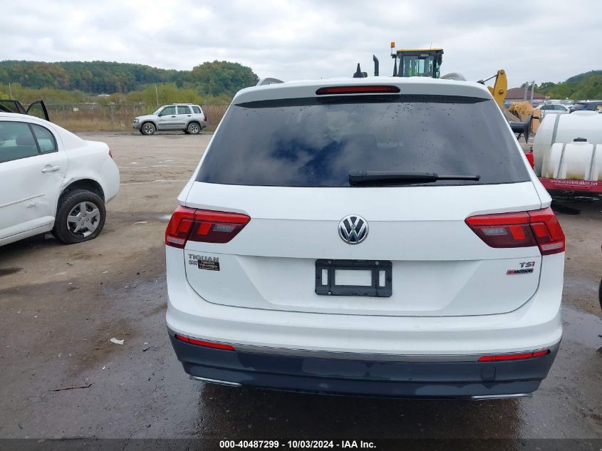 3VV2B7AX9JM037572 2018 Volkswagen Tiguan 2.0T Se/2.0T Sel