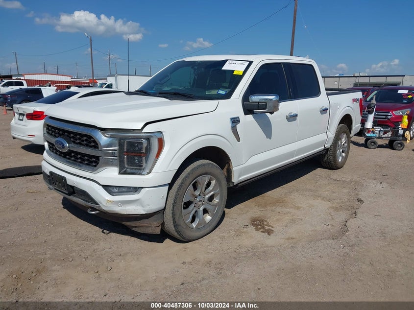 VIN 1FTFW1E8XMFB48091 2021 FORD F-150 PLATINUM