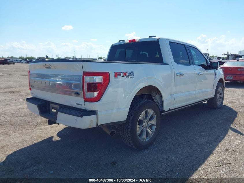 VIN 1FTFW1E8XMFB48091 2021 FORD F-150 PLATINUM
