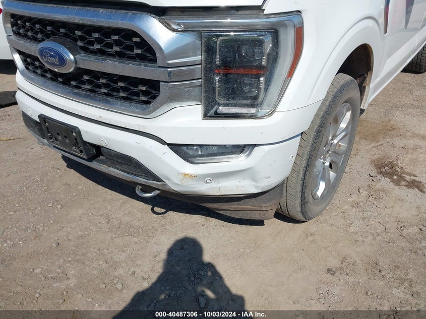 VIN 1FTFW1E8XMFB48091 2021 FORD F-150 PLATINUM