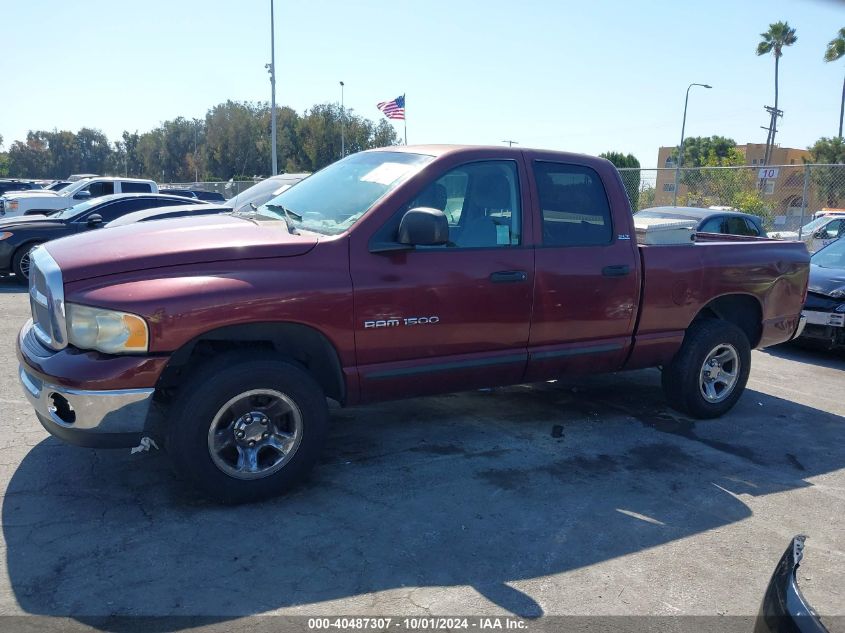 2002 Dodge Ram 1500 St VIN: 3D7HA18N02G198511 Lot: 40487307