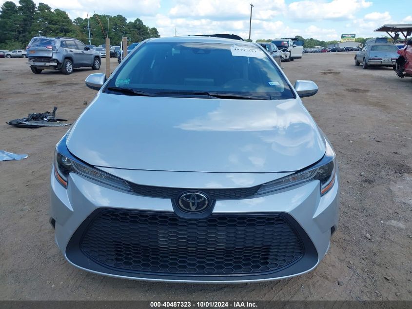 2022 Toyota Corolla Le VIN: 5YFEPMAE6NP343198 Lot: 40487323