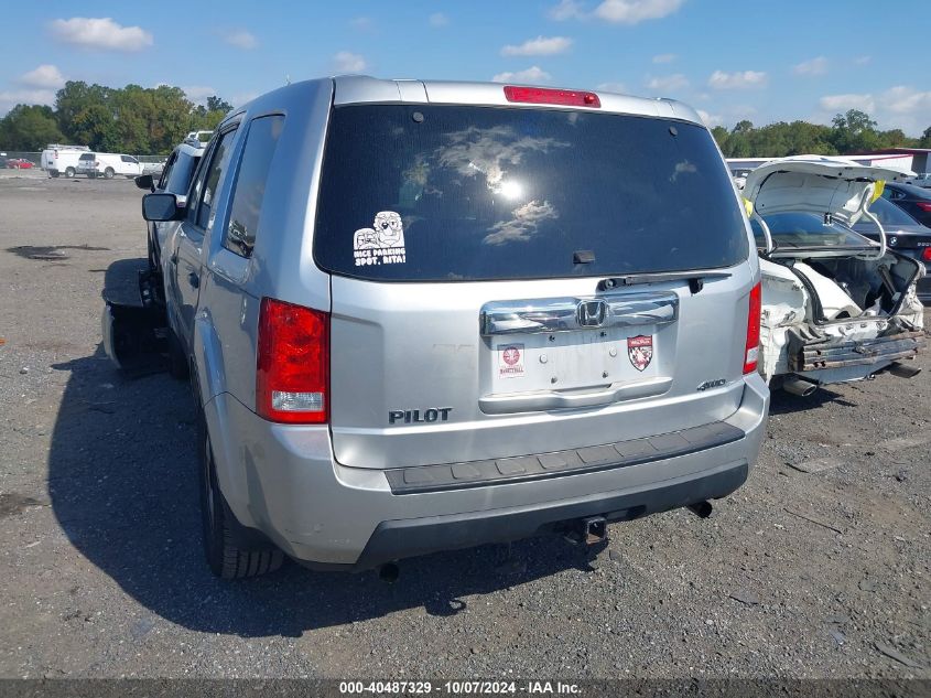 2010 Honda Pilot Lx VIN: 5FNYF4H2XAB040457 Lot: 40487329