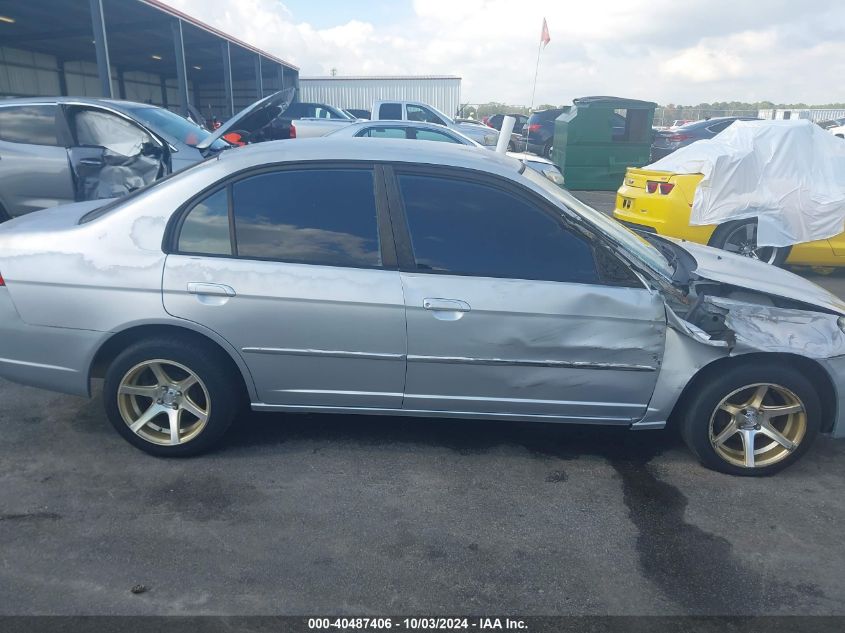 2003 Honda Civic Lx VIN: 2HGES16533H537990 Lot: 40487406