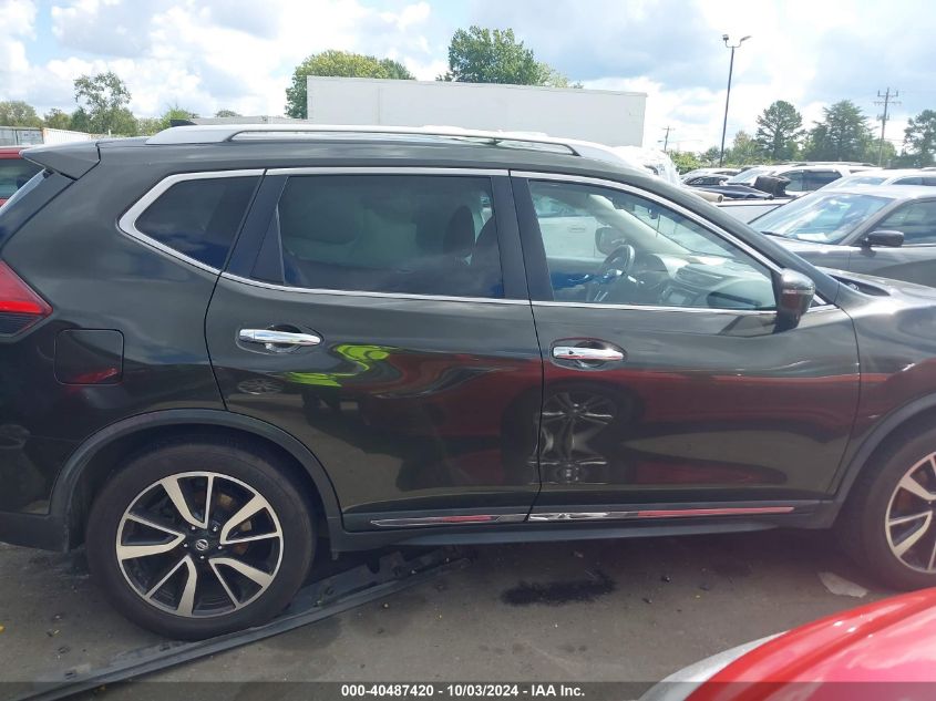 2017 Nissan Rogue Sl VIN: JN8AT2MV6HW252443 Lot: 40487420