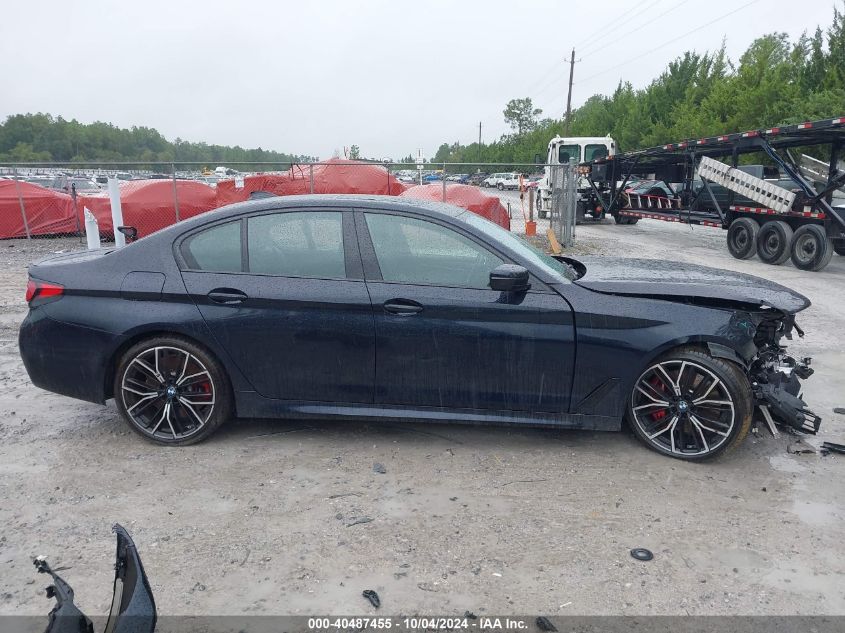 2021 BMW M550I xDrive VIN: WBA13BK07MCF52040 Lot: 40487455