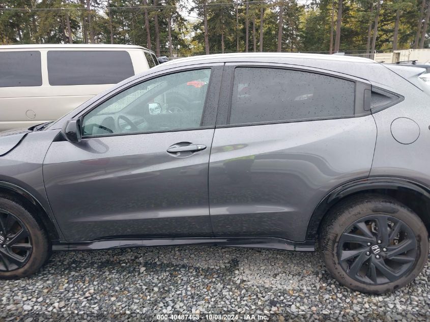 2021 Honda Hr-V Awd Sport VIN: 3CZRU6H13MM729411 Lot: 40487463