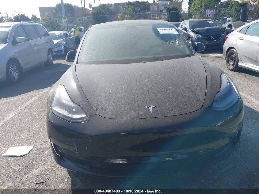 2021 Tesla Model 3 Standard Range Plus Rear-Wheel Drive VIN: 5YJ3E1EA1MF000618 Lot: 40487493