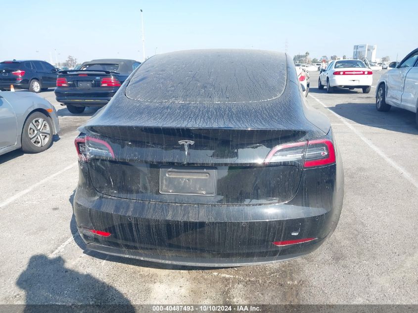 2021 Tesla Model 3 Standard Range Plus Rear-Wheel Drive VIN: 5YJ3E1EA1MF000618 Lot: 40487493