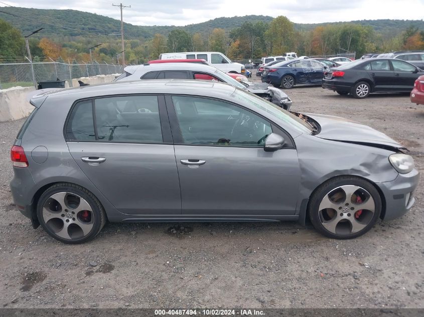 2011 Volkswagen Gti 4-Door Autobahn VIN: WVWGD7AJ8BW154555 Lot: 40487494