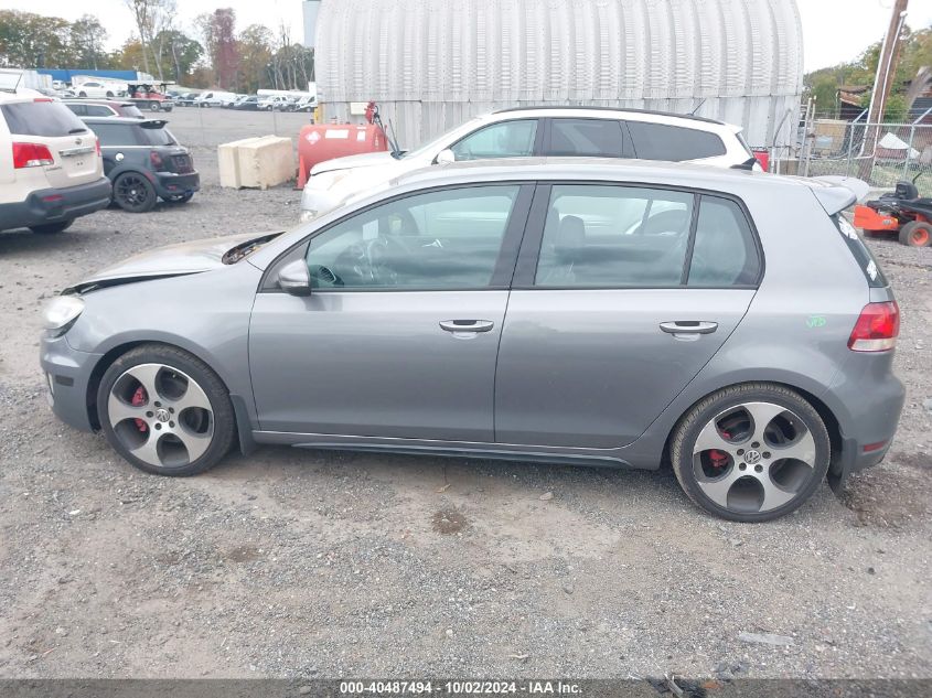 2011 Volkswagen Gti 4-Door Autobahn VIN: WVWGD7AJ8BW154555 Lot: 40487494