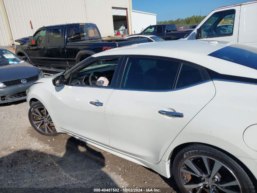 2016 Nissan Maxima 3.5 Platinum/3.5 S/3.5 Sl/3.5 Sr/3.5 Sv VIN: 1N4AA6AP6GC444241 Lot: 40487502