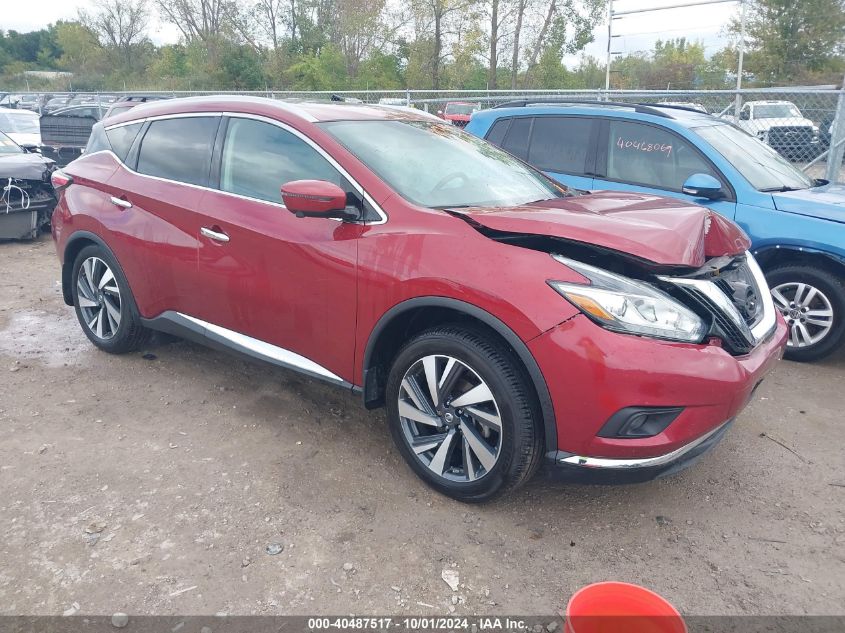 5N1AZ2MH5JN103520 2018 NISSAN MURANO - Image 1