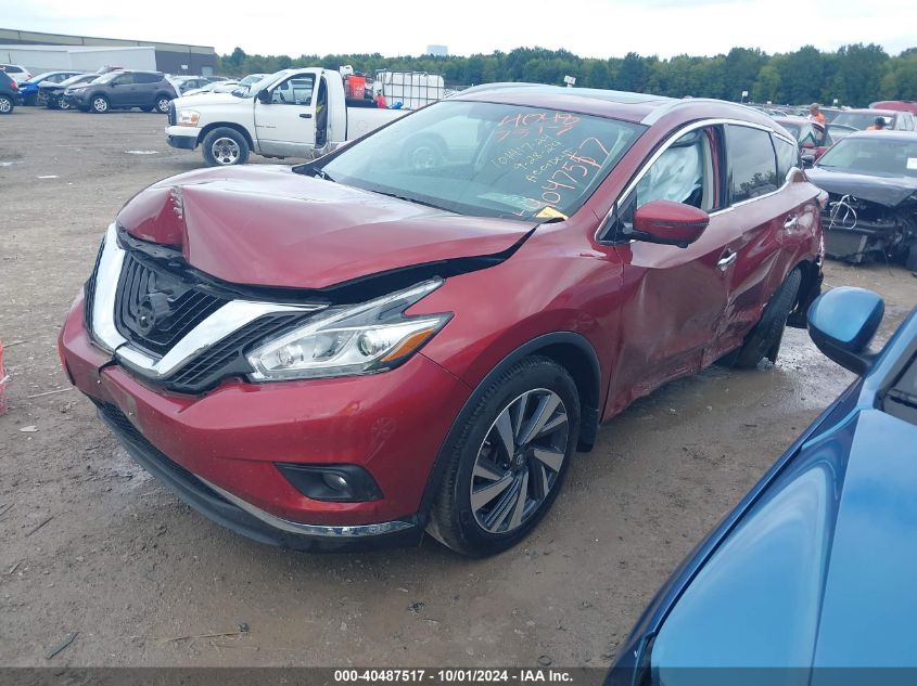 5N1AZ2MH5JN103520 2018 NISSAN MURANO - Image 2