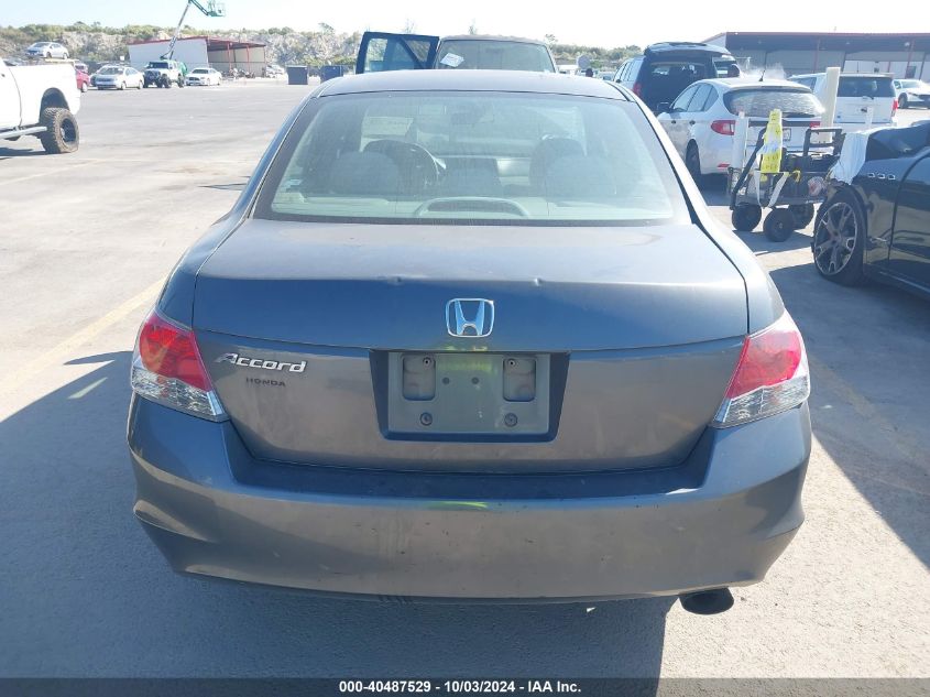 1HGCP2F43AA080843 2010 Honda Accord 2.4 Lx-P