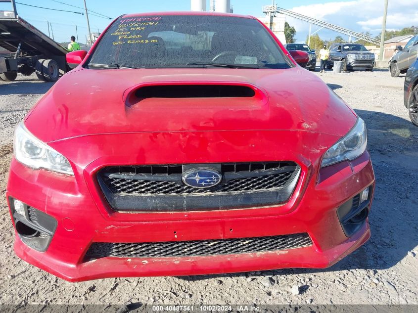 2015 Subaru Wrx VIN: JF1VA1A60F9834176 Lot: 40487541